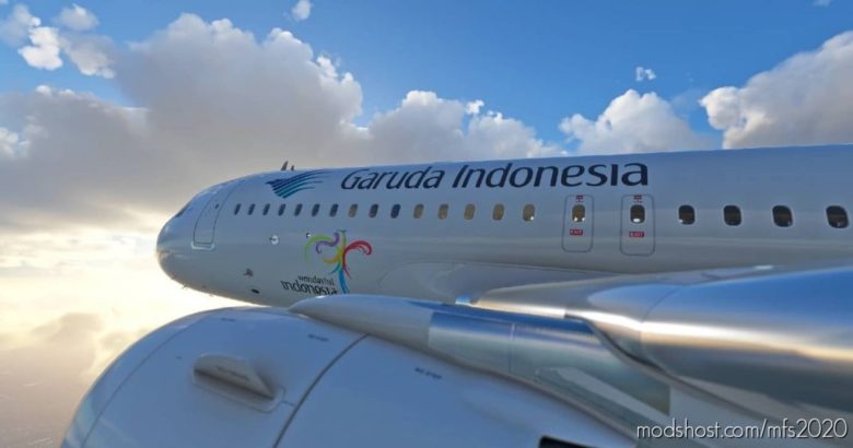 MSFS 2020 Livery Mod: 8K Garuda Indonesia (Featured)