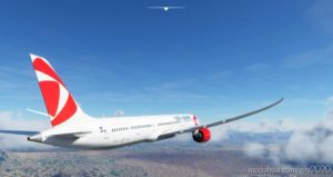 MSFS 2020 Livery Mod: Boeing 787-10 CSA (Czech Airlines) (Image #3)