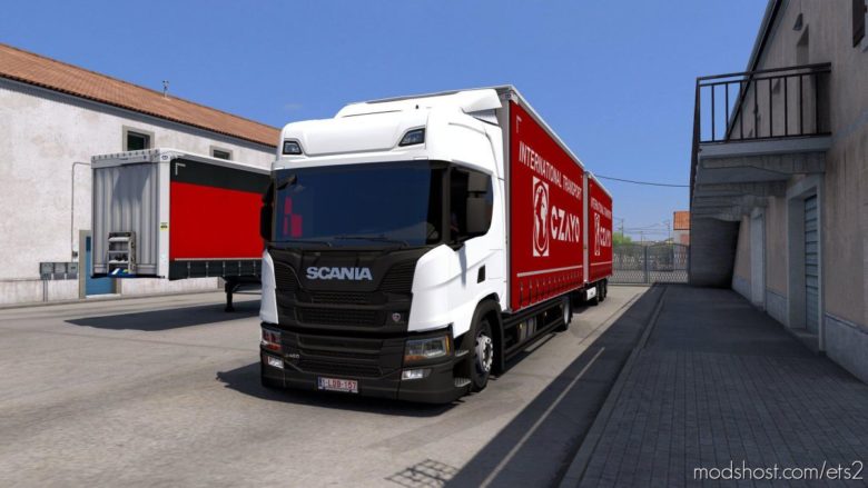 ETS2 Truck Mod: Tandem Krone For Scania NG P/G/R/S By Eugene (Featured)