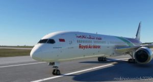 MSFS 2020 Livery Mod: Boeing 787-10 Royal AIR Maroc Cn-Rgz (Image #3)