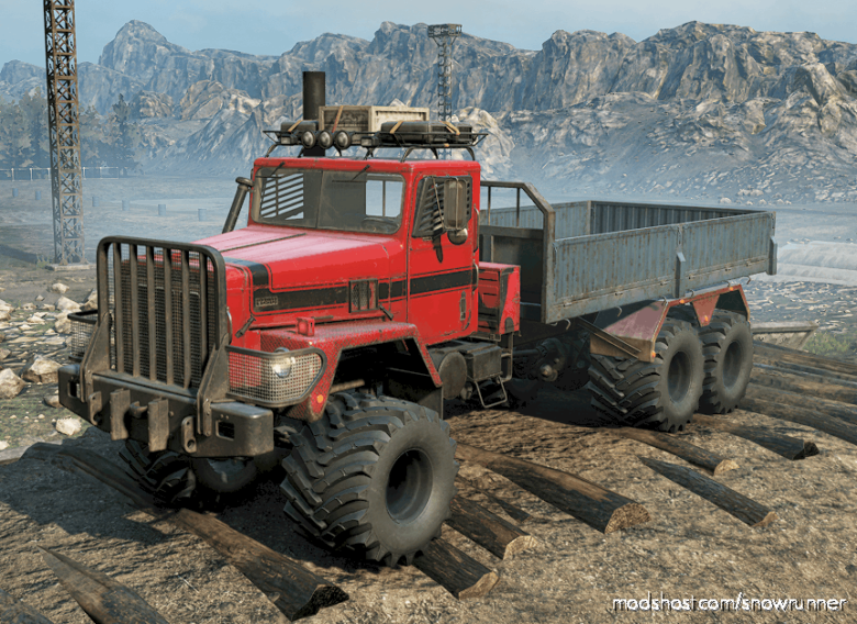 SnowRunner Truck Mod: M181 International Paystar 5070 “Nomad” -Enhanced V (Featured)