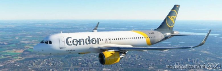 MSFS 2020 Livery Mod: A320Neo Condor (Featured)