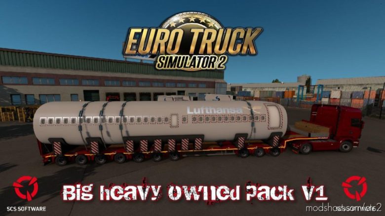 ETS2 Trailer Mod: BIG Heavy Owned Pack 1.39 (Featured)