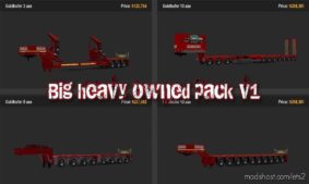 ETS2 Trailer Mod: BIG Heavy Owned Pack 1.39 (Image #4)