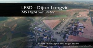 MSFS 2020 France Airport Mod: Lfsd – Dijon Longvic, France V2.0 (Image #2)