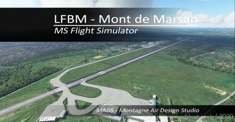 MSFS 2020 Airport Mod: Lfbm – Mont-De-Marsan, France V2.0 (Featured)