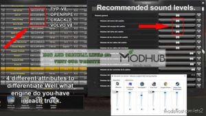 ETS2 Part Mod: Pack Powerful Engines + Gearboxes V12.8 1.39.X (Image #2)