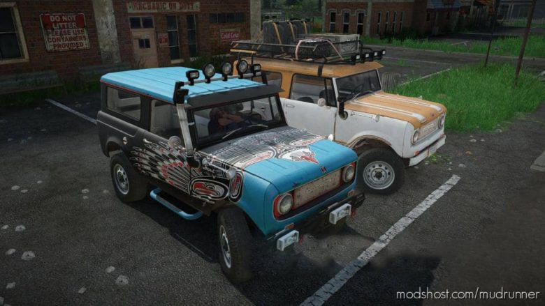 MudRunner Car Mod: International Harvester Scout 800 Mod (Featured)