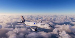 MSFS 2020 Livery Mod: Lufthansa Sindelfingen D-Aizg “SAY YES To Europe” (Image #2)