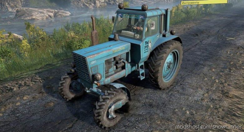 SnowRunner Mod: MTZ-80 Tractor V1.2 (Featured)