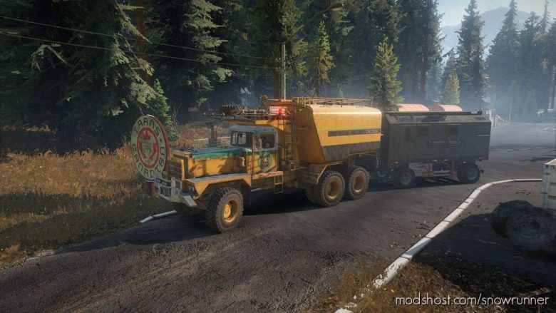 SnowRunner Truck Mod: Pacific P16 Blueline-X V1.0.1 (Featured)