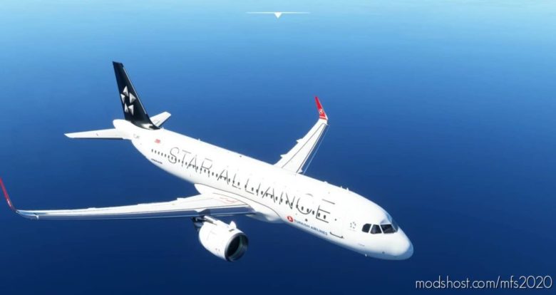 MSFS 2020 Mod: A320Neo Star Alliance Livery Megapack 8K V1.2 (Featured)