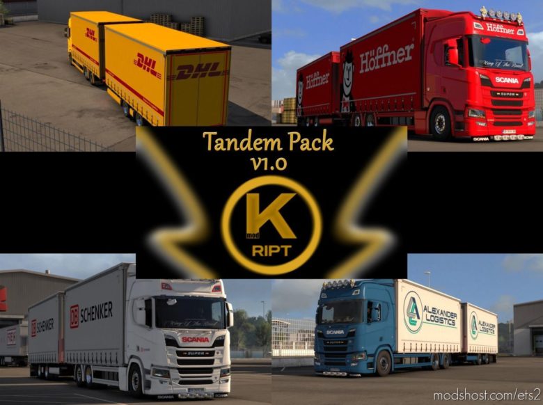 ETS2 Mod: Tandem Skin Pack (Featured)