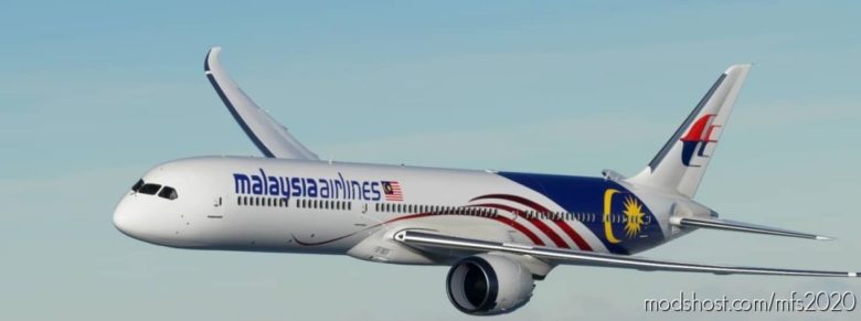 MSFS 2020 Malaysia Livery Mod: 8K Malaysia Airlines 787-10 V2.0 (Featured)