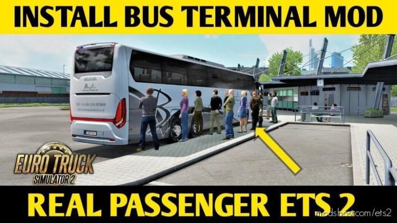 ETS2 Mod: Detbit BUS Terminal 1.39 (Featured)