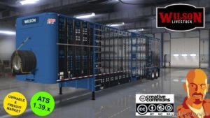 ATS Mod: Wilson Cattle Trailers 1.39 (Image #2)