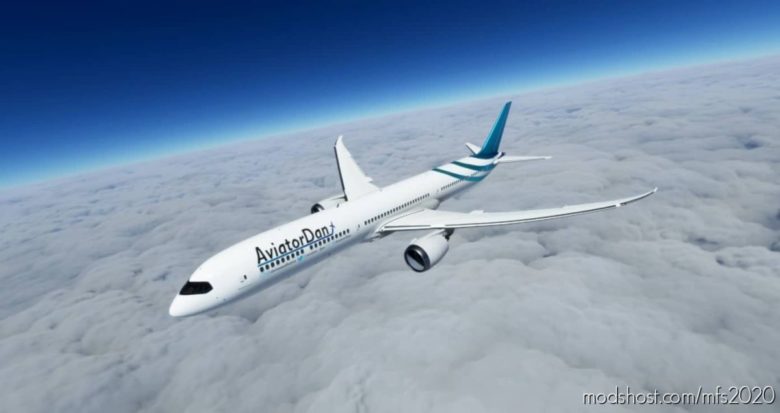 MSFS 2020 Mod: 8K Aviatordan 787-10 Livery Pack V2.0 (Featured)