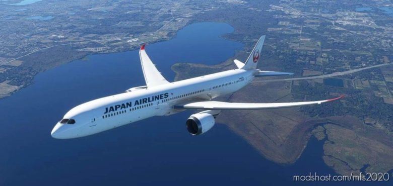 MSFS 2020 Livery Mod: 787-10 Japan Airlines (Featured)