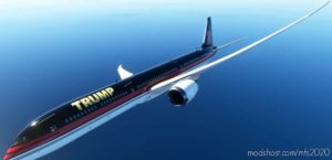 MSFS 2020 Livery Mod: Donald Trump 787-10 (Image #2)