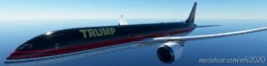 MSFS 2020 Livery Mod: Donald Trump 787-10 (Image #3)