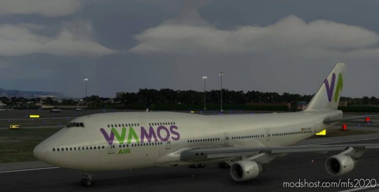 MSFS 2020 Livery Mod: Wamos Boeing 747-400 (Canadian Mods) V0.1 (Featured)