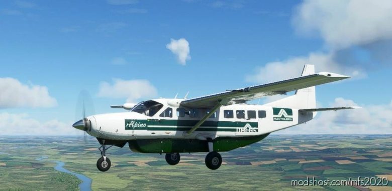 MSFS 2020 Mod: Cessna 208B Grand Caravan EX Mantiqueira Livery (Featured)