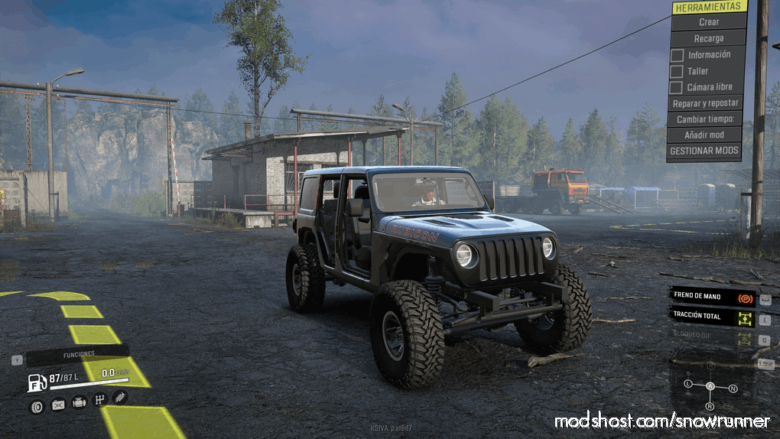 SnowRunner Car Mod: Jeep Rubicon 2020 FAB Fours V1.1 (Featured)