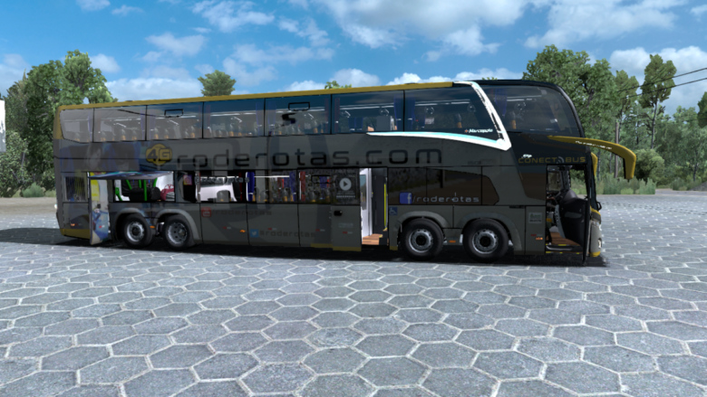 ETS2 Bus Mod: NEW_G7 1800 DD MB 1.38 (Featured)