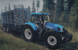 MudRunner Tractor Mod: NEW Holland T6.175 BluePower (14.10.2020) 1.01 (Image #2)