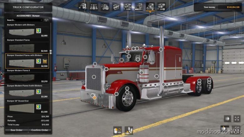 ATS Part Mod: SCS Peterbilt 389 Accessories Pack (Featured)