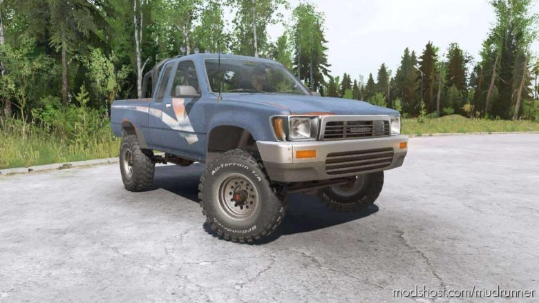 MudRunner Car Mod: Toyota Hilux Xtra CAB 1989 (Featured)