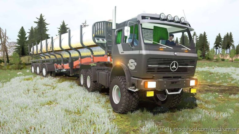 MudRunner Mod: Mercedes-Benz NG 2632 (BR.395) 1974 Truck (Featured)