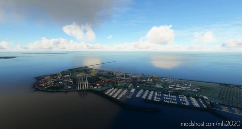 MSFS 2020 Scenery Mod: Cedar Point Amusement Park, Sandusky, Ohio (Featured)