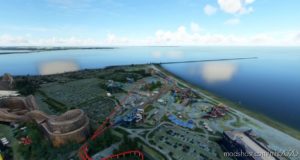 MSFS 2020 Scenery Mod: Cedar Point Amusement Park, Sandusky, Ohio (Image #2)