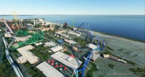 MSFS 2020 Scenery Mod: Cedar Point Amusement Park, Sandusky, Ohio (Image #4)