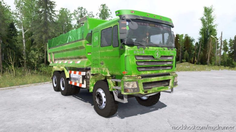 MudRunner Mod: Shacman F3000 6×6 Dump Truck (Featured)