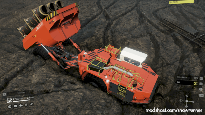 SnowRunner Truck Mod: Sandvik TH545I V (Featured)