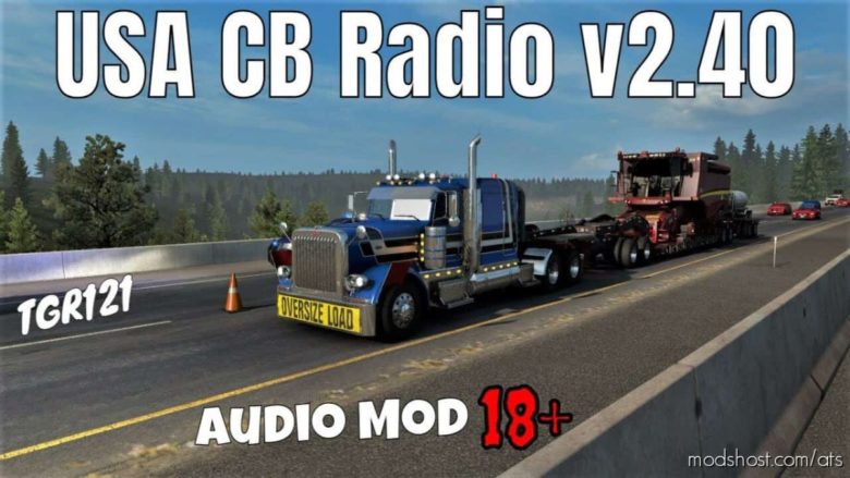 ATS Sound Mod: Realistic USA CB Radio Chatter Audio Mod V2.40 The Final Release (Featured)