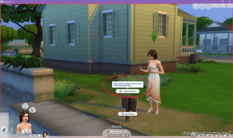 Sims 4 Mod: Gather Water ON The Grid (Featured)