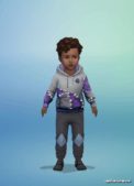 Sims 4 Kid Clothes Mod: Toddler Virgil Hoodie (Featured)