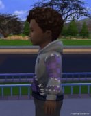 Sims 4 Kid Clothes Mod: Toddler Virgil Hoodie (Image #2)