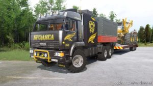 MudRunner Mod: Kamaz-65224 Truck (Featured)