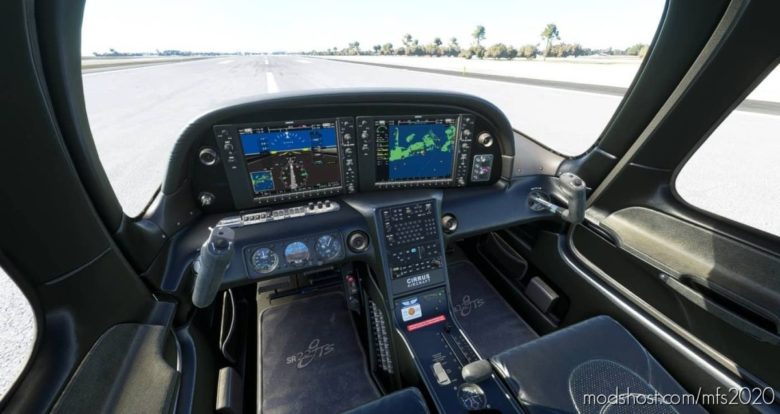 MSFS 2020 Cockpit Mod: Black Interior Cirrus SR22 (Featured)