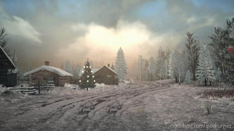 MudRunner Mod: Pole Of Cold Map V01.12.20 (Featured)