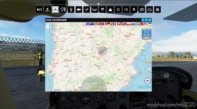 MSFS 2020 Mod: Ivao-Vatsim Map (Featured)