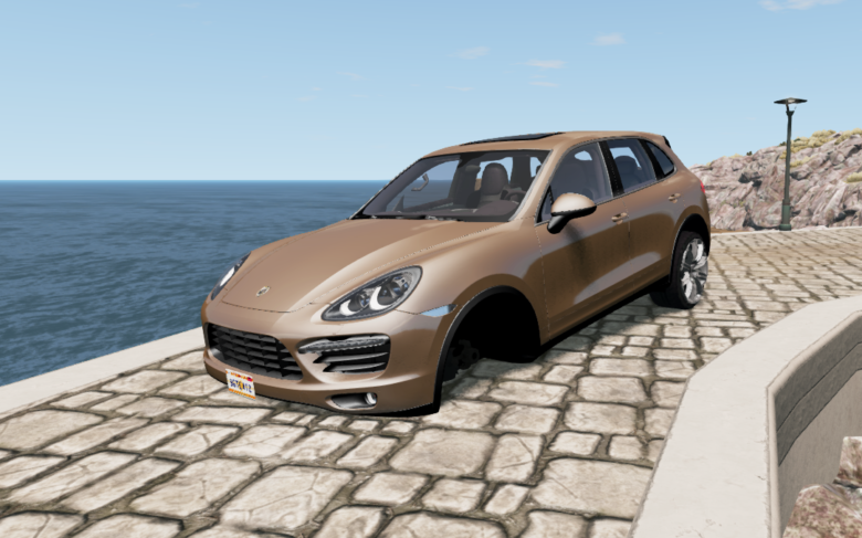 BeamNG Car Mod: Porsche Cayenne 2016 (Featured)