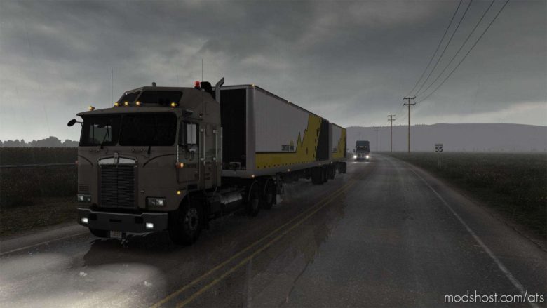 ATS Weather Mod: Realistic Rain V3.8 1.39 (Featured)