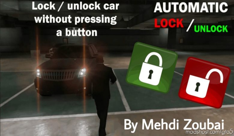 GTA 5 Script Mod: Automatic Lock / Unlock CAR (Featured)