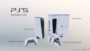 Sims 4 Object Mod: Sony PS5 SET (Functional) (Image #3)