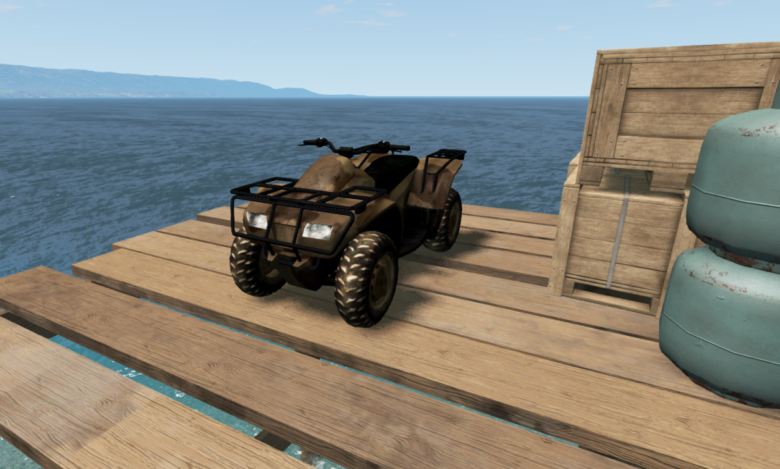 BeamNG Motorcycle Mod: ATV (quad) (Featured)